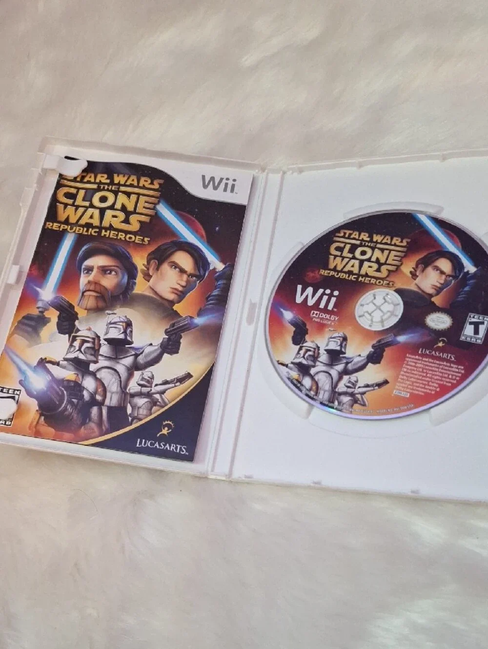 Wii Star Wars: The Clone Wars - Republic Heroes Video Game